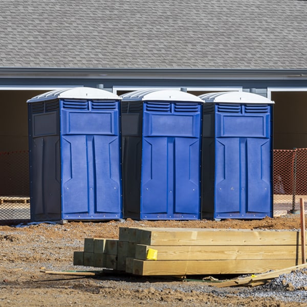 what is the maximum capacity for a single porta potty in Fairfield Idaho